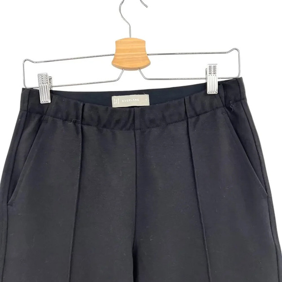 Everlane The Dream Pant in Black Elastic Waist Pull-On Knit Size Small - Picture 3 of 11